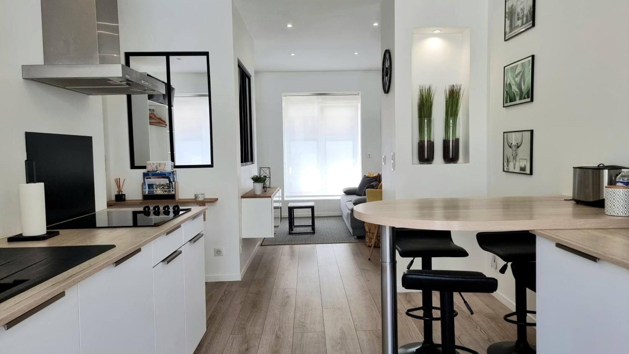 로리앙 Le P'Tit Atelier, Terrasse Privative 아파트 외부 사진